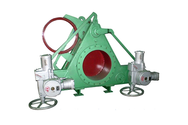 三点式电动眼镜阀